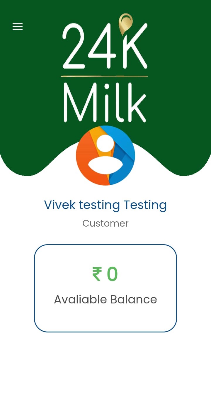 24k Milk app screen